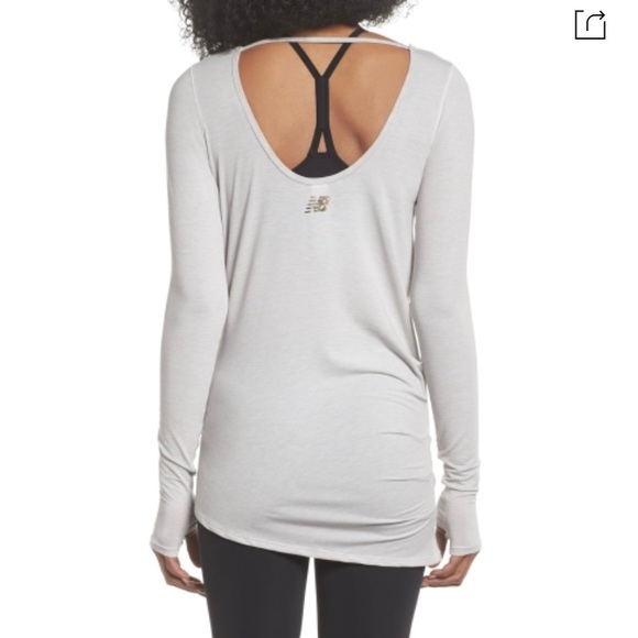 (2/$20) New Balance Long Sleeve Workout Tee - Picture 3 of 8